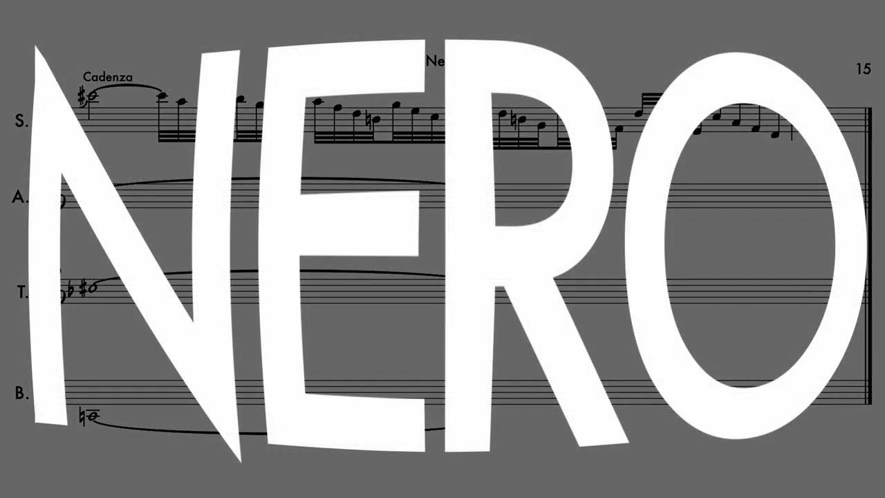 Watch Nero | Sax Quartet | Score Video on YouTube Watch Nero | Sax Quartet | Score Video on YouTube