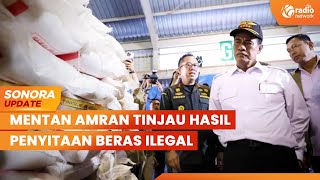 Mentan Amran Tinjau Hasil Penyitaan Beras Ilegal 1.000 TON di Tanjung Balai Karimun | SONORA UPDATE