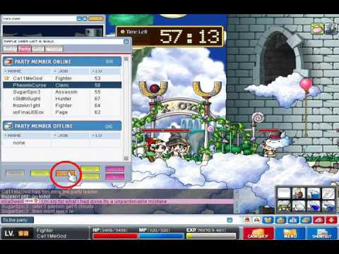 MapleStory How To Glitch Orbis PQ - Lobby - Tsuki No Curse