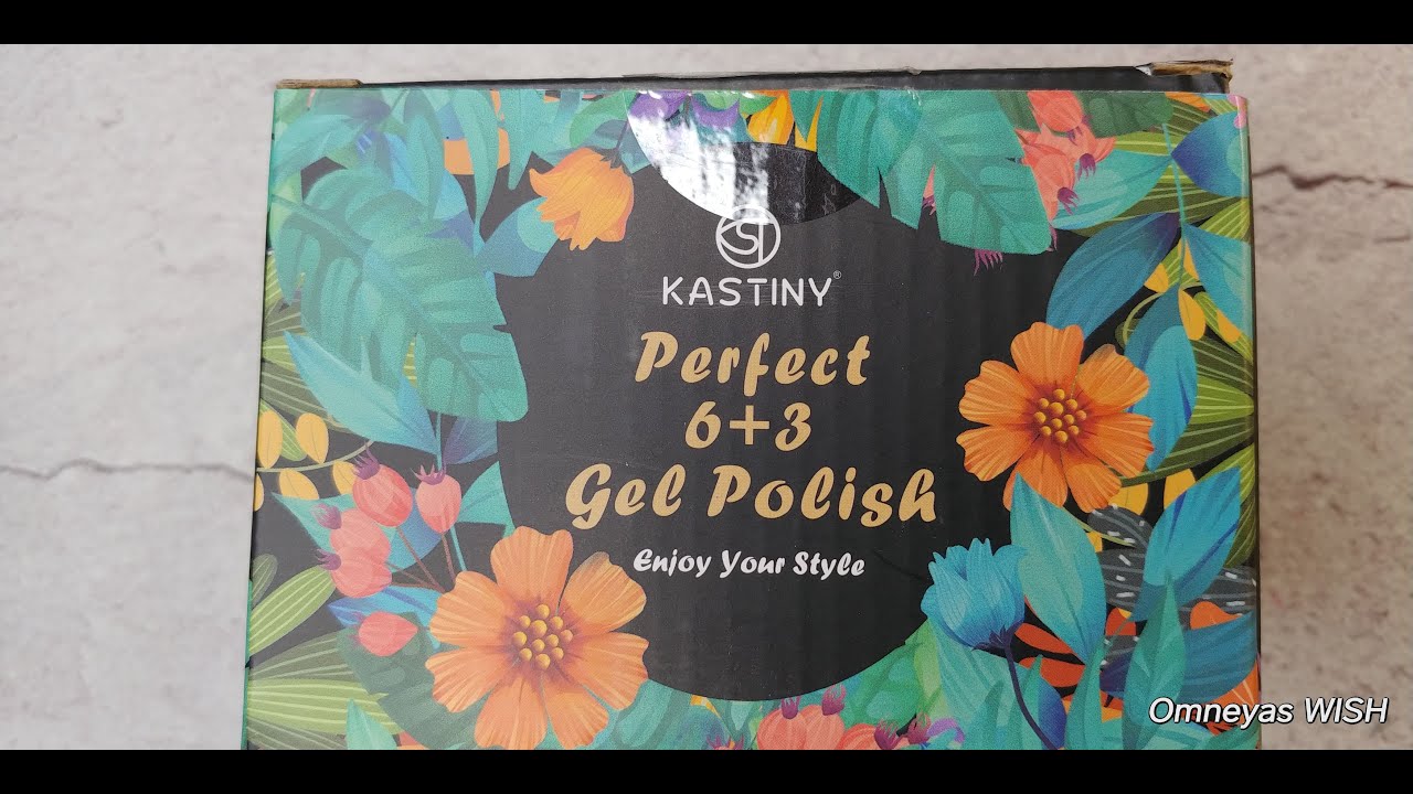 Kastiny Perfect 6 + 3 Gel Polish Kit Review Amazon Swatches Wear Time YouTube