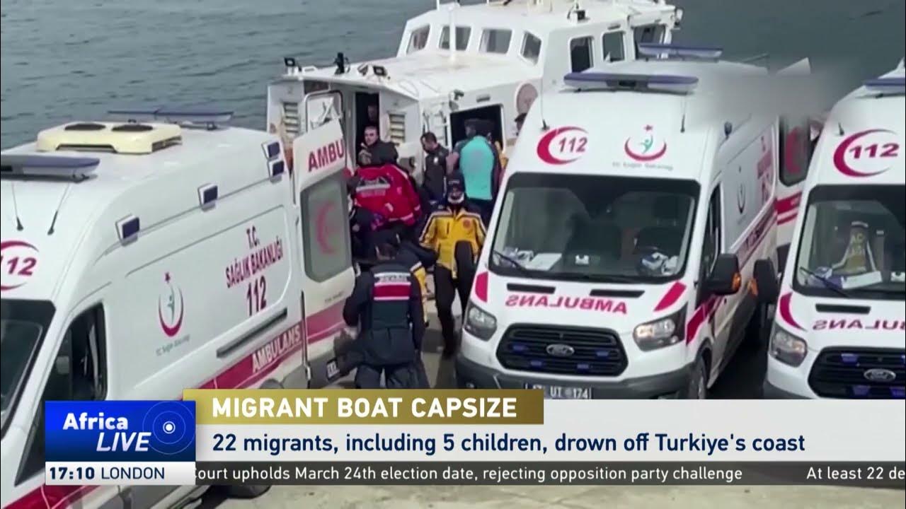 22 migrants drown off Türkiye’s coast