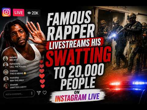 Famous Rapper Livestreams His Swatting to 20,000 People!