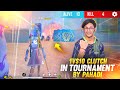 1 vs 10 IMPOSSIBLE BOOYAH IN TOURNAMENT - GARENA FREEFIRE