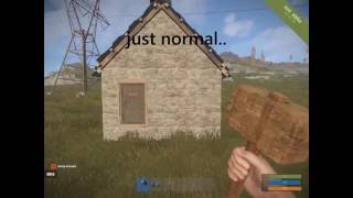 Rust Glitch: GET IN A ROOF WITH NO C4