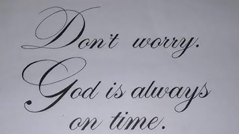 Cursive Style Handwriting Calligraphy l Edwardian Script Style with Signpen l Ernie Mora Calligraphy