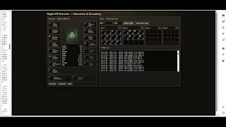Character & Inventory MMORPG System (HTML5 & JavaScript)