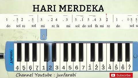 not angka hari merdeka pianika 17 agustus tahun 45