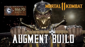 Mortal Kombat 11 - Scorpion Augment Build - Solo Tag Team Tower Boss