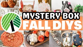 🍁FALL Dollar Tree DIYS that will leave you SHOCKED!🍁(easy decor on a budget) Mystery Box Challenge