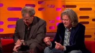 James May on wooden coffee stirrers