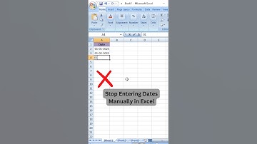 Stop Entering Dates Manually in Excel! Use This Shortcut!