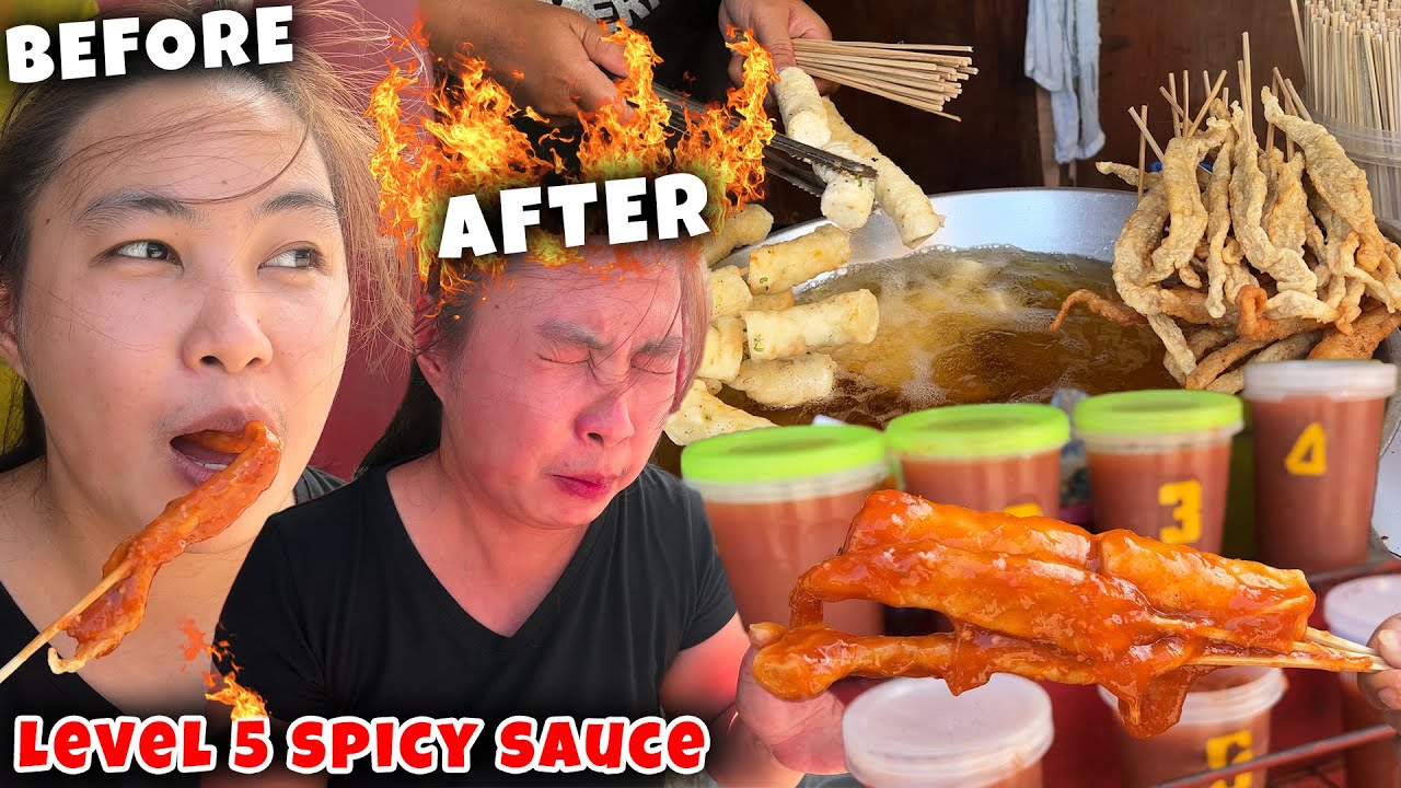 Spiciest Tempura Level 5 Sauce | Famous Tempura ni Bossing sa Dumaguete