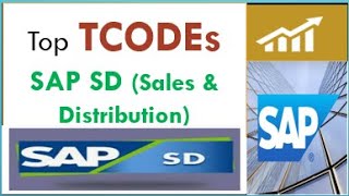 SAP SD Transaction Codes | Top useful Transaction Codes in SAP Sales and  Distribution (Area Wise) - YouTube