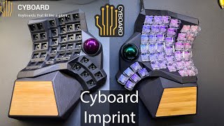 Cyboard Imprint | Unboxing . Setup . Review | Nylon and Aluminium split keyboard