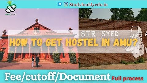 How to get hostel in AMU || Full process || admission 2021-22 || #amu #amu_hostel