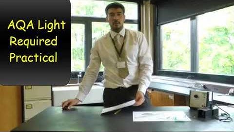 AQA Required practical: refraction of light