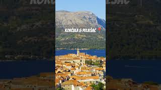 Korčula & Pelješac #korcula #peljesac #croatia #adriaticsea #adriatic #hrvatska