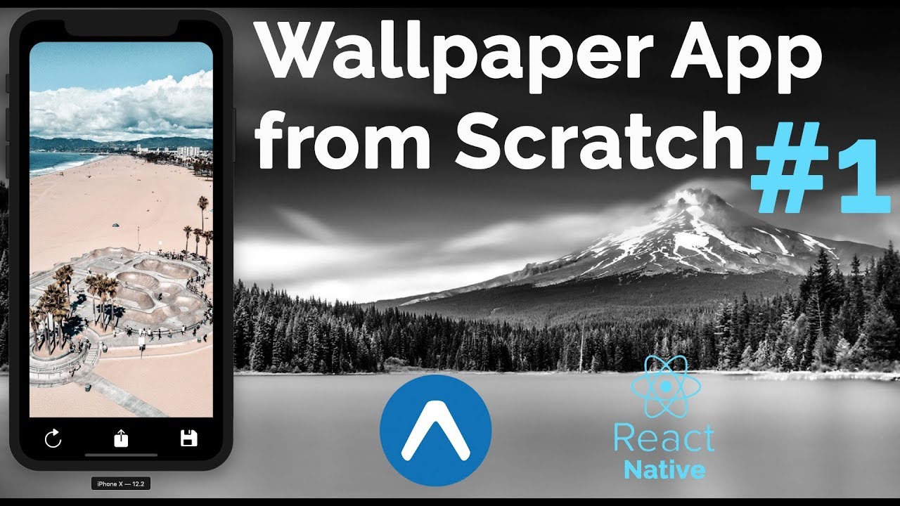 #1 Wallpaper App from Scratch | React Native | Expo