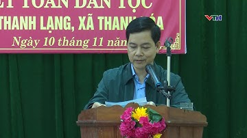 Đồng chí Bí thư Huyện ủy dự ngày hội Đại đoàn kết toàn dân tộc tại Thôn 3 Thanh lạng, xã thanh Hóa