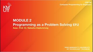 [CPE100] C - Programming as a Problem Solving EP.2