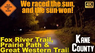 Fox River Trail + 3 More Trails: I-90 to Geneva Rd. - Round Trip - Sept 2020 - GoPro TimeWarp