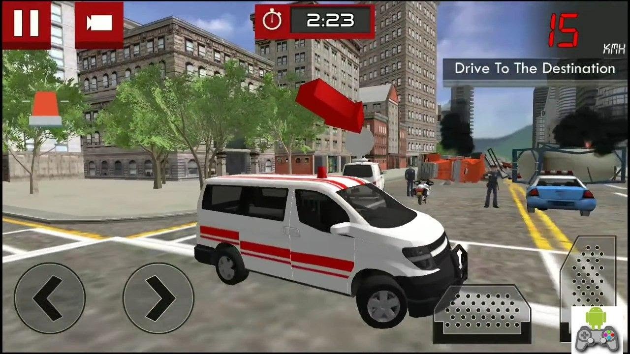 Survival Ambulance Rescue Driving - Emergency Ambulance Van Simulator 2020Gameplay Quality FHD اسعاف