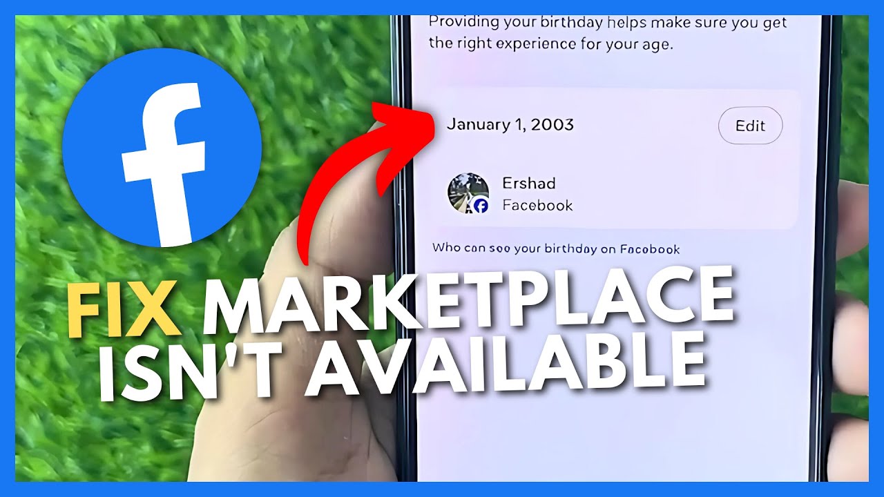 How to Fix Facebook Marketplace Isn't Available To You