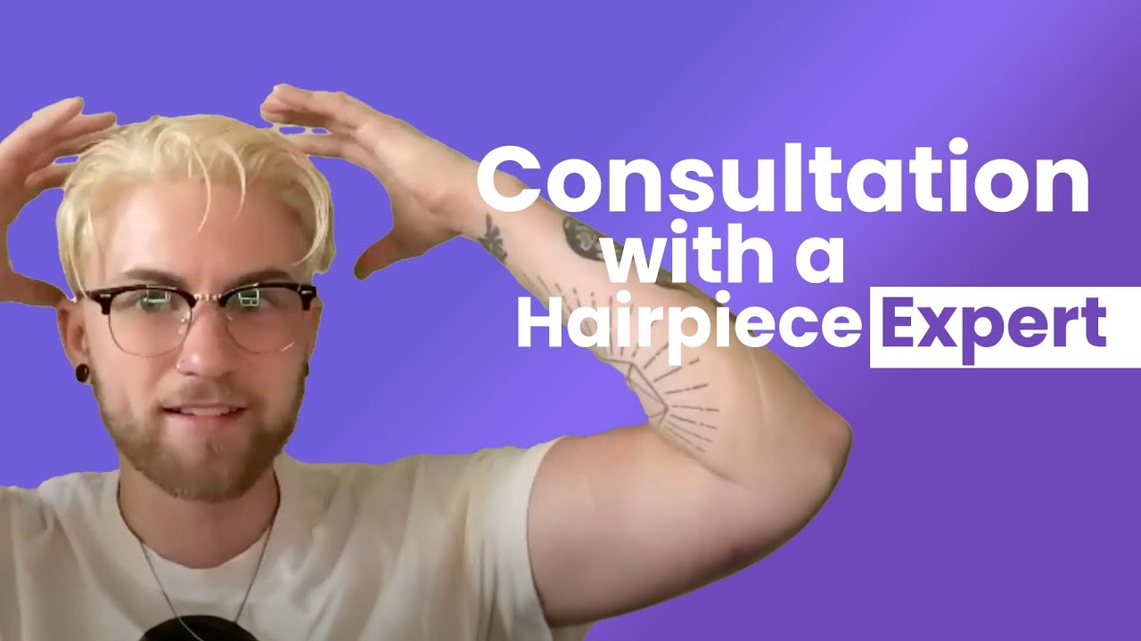 Online Hair System Consultation for a New Superhairpieces Client YouTube
