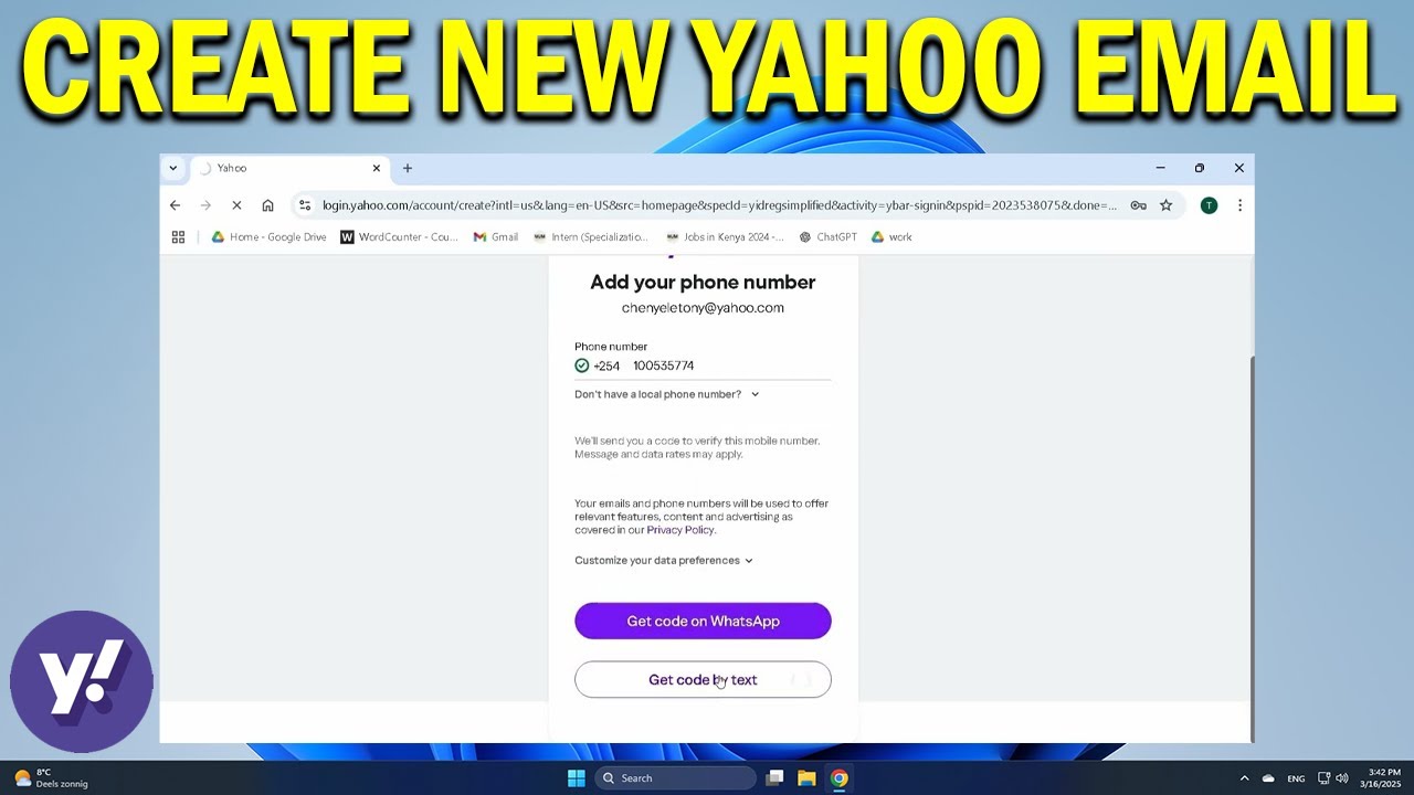 How To Create a New Yahoo Email Account - Quick Fix - YouTube