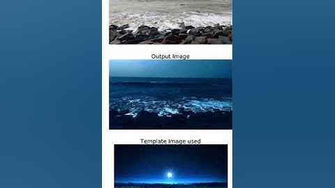 Histogram matching | template image | python