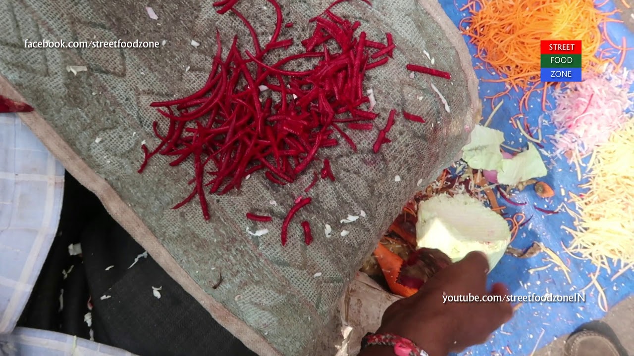 Amazing Vegetable Cutting Skills on Road Side | Onion | carrot | cabbage | beetroot | Street Food Zone