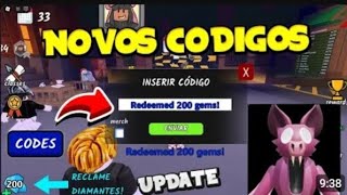 Novos códigos 99 noites na floresta da nova atualização