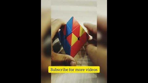 Best pattern of pyramid cube😃