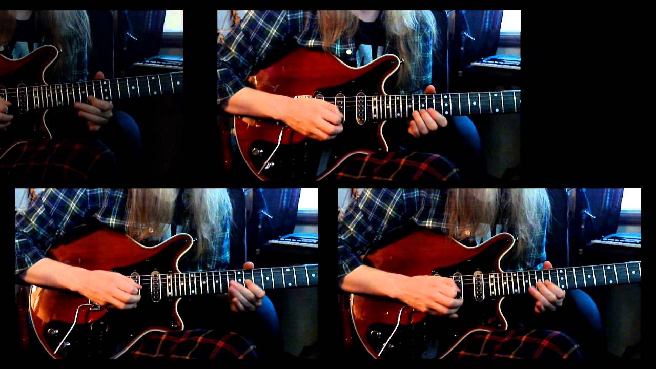 Queen - Lazing On A Sunday Afternoon - (Guitar Solo Cover) Late Nite Jams - #7