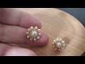 DIY手工制作耳环教程，简约精致的珍珠耳环怎么做？