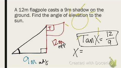 Right Triangle Trigonometry Word Problems Pt. 2