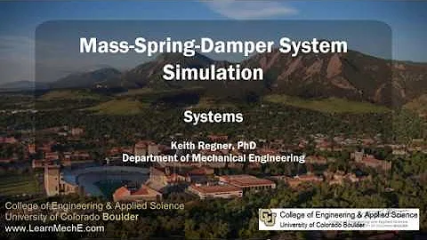 Mass Spring Damper System (Simulation)