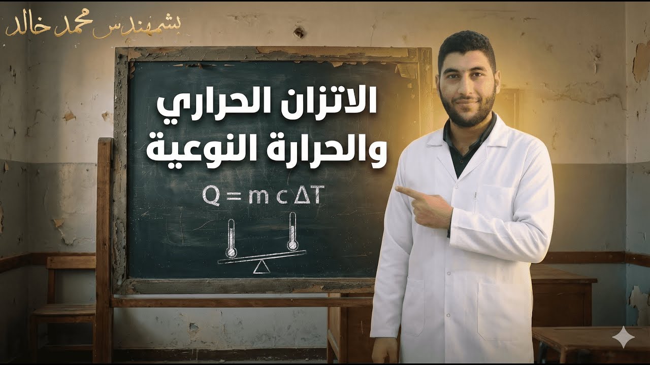 الاتزان الحراراي والحرارة النوعية - علوم متكاملة