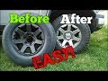 EASIEST FREE & FAST way to remove Plasti Dip from your Wheels