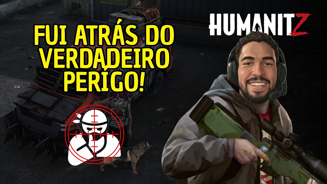 Cansei dos zumbis... resolvi caçar BANDIDOS no HumanitZ!