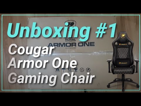 Cougar Armor One Gaming Chair - Unboxing And Review (2023) 