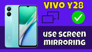 Screen mirroring and screen cast settings Vivo Y28 || How to use screen mirroring