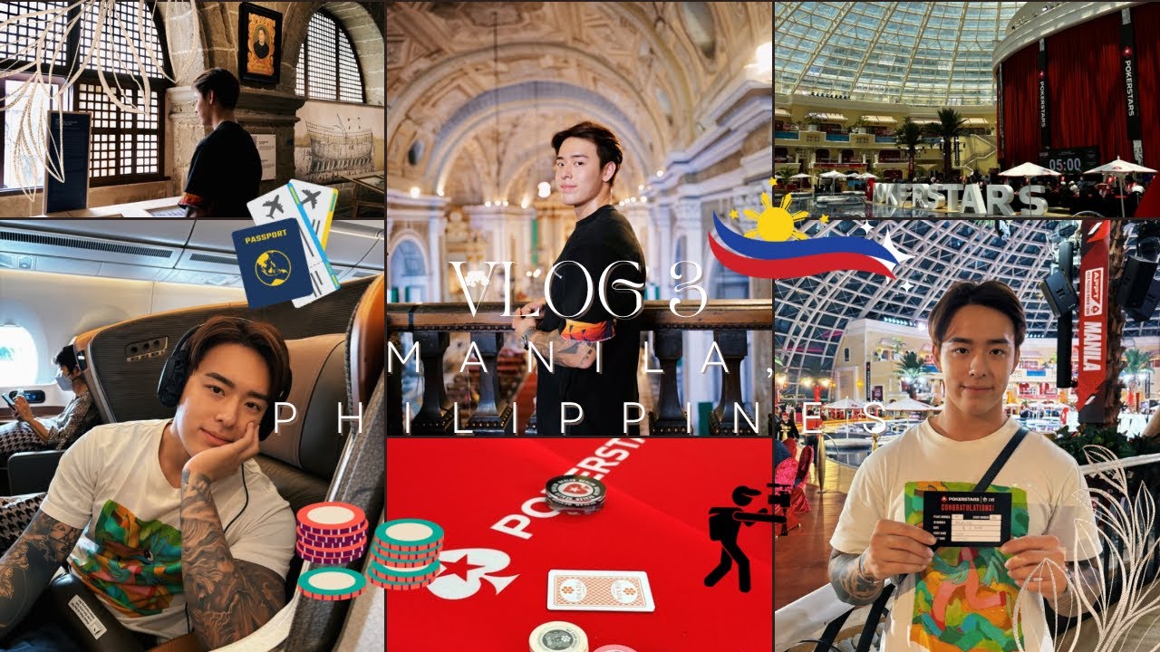 VLOG 03 | Visiting Manila, Philippines | Poker Tournament