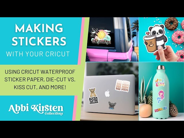 How To Use The Printable Waterproof Sticker Set With The Cricut Joy Xtra:  Step-by-Step Tutorial 