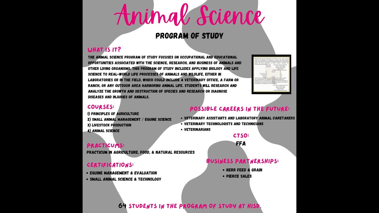 CTE Showcase #5 - Animal Science Program of Study - YouTube