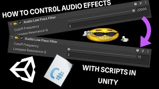 How to control AUDIO EFFECTS in UNITY with TRIGGERS (Script In Desc)