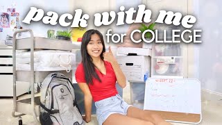 PACK WITH ME FOR COLLEGE!! | freshman year📚