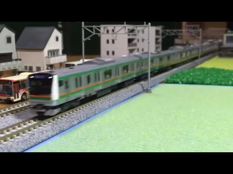 Nゲージ　上野東京ライン・湘南新宿ライン・湘南電車   一部音声有り