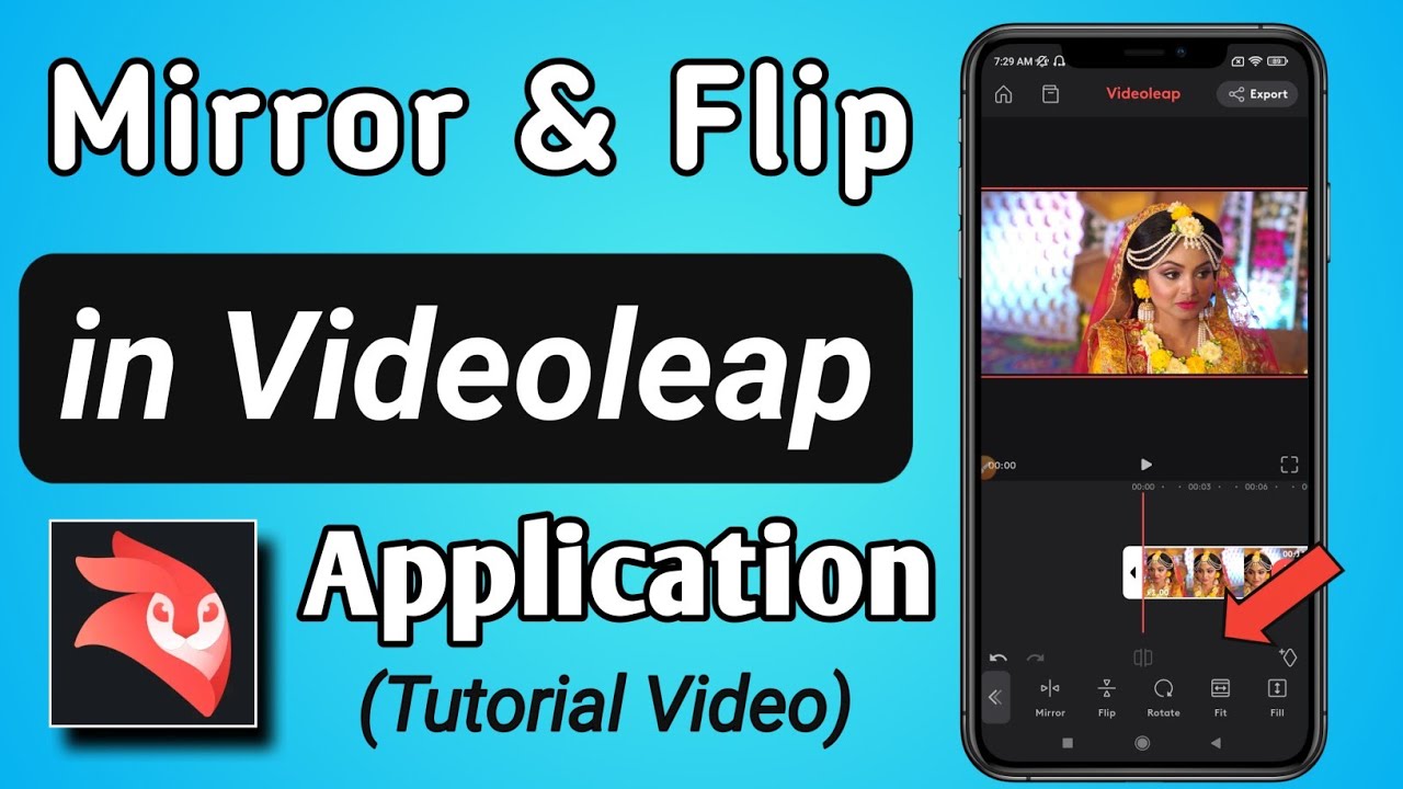 How to Mirror & Flip Video / Photo in Videoleap Editor App YouTube
