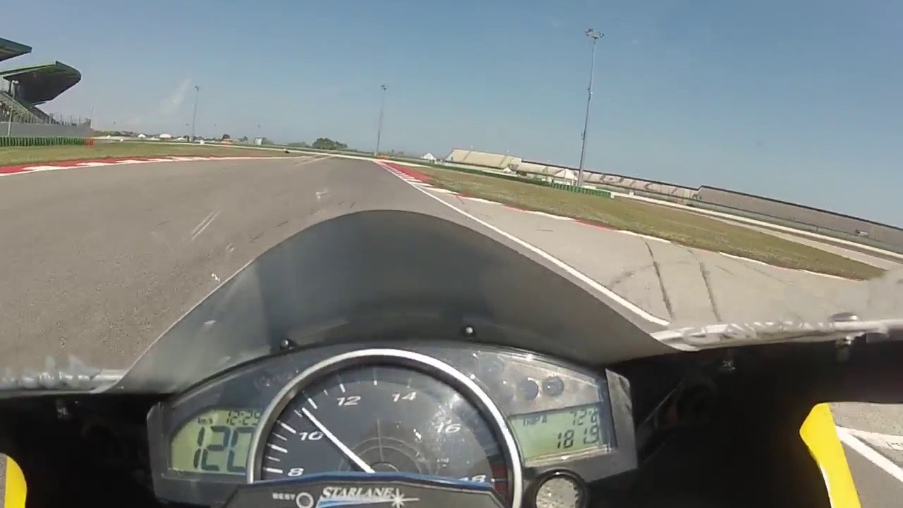 Yamaha R6 On board Misano Circuit Fabietto 24/4/17 Gully Racing - YouTube